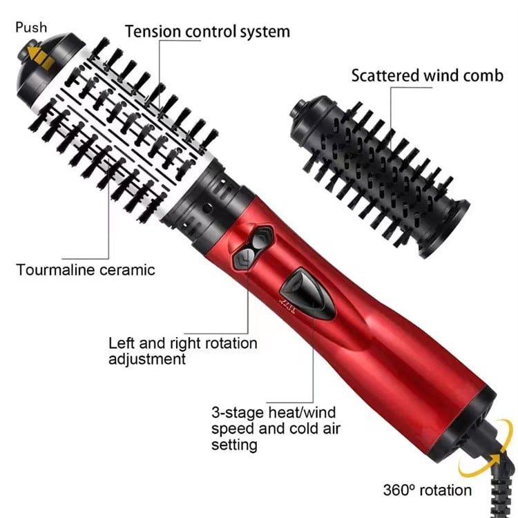 🎁49% OFF!! 3-in-1 Hot Air Styler and Rotating Hair Dryer for Dry hair, curl hair, straighten hair