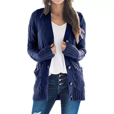 🔥 Women's Autumn Midi-Length Knit Sweater