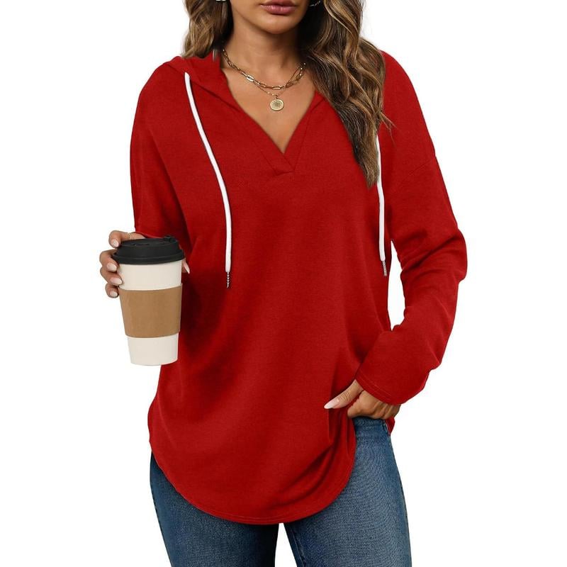 🍂Loose-fitting hooded sweatshirt