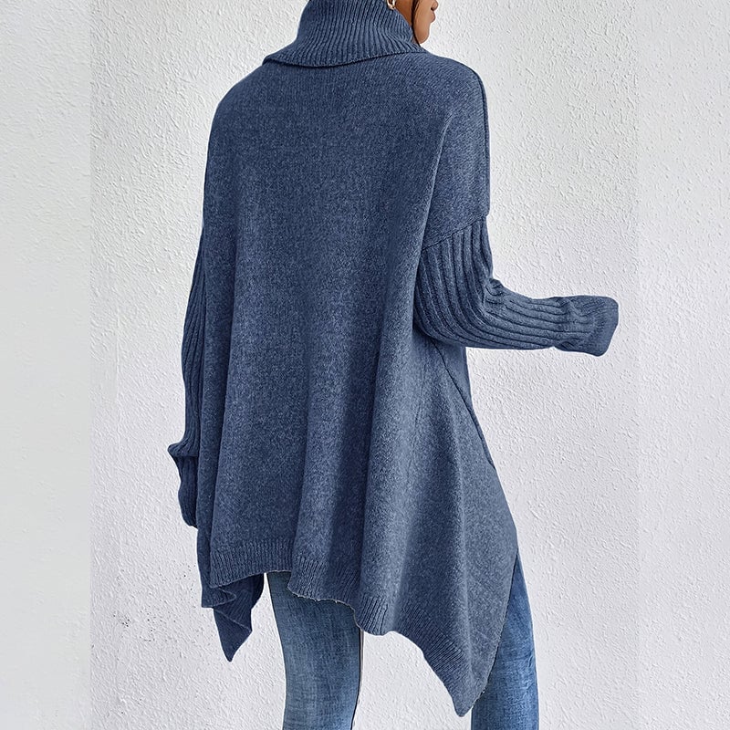 Women’s Fashion Solid Color Turtleneck Sweater👗
