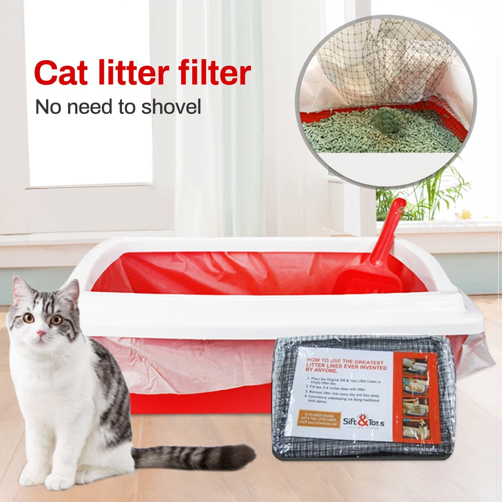 mamymarket™-Reusable Cat Litter Liners Bag