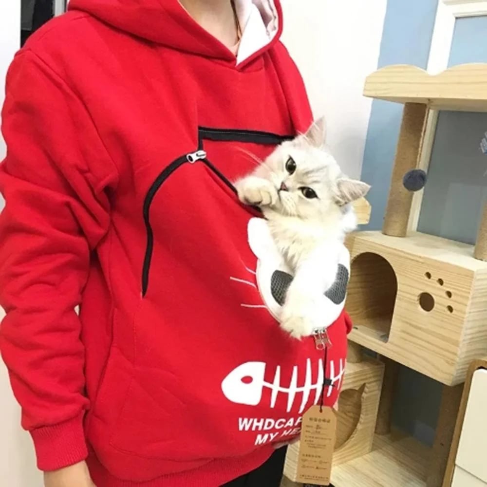 mamymarket™-Cat Lovers Hoodie Cuddle Pouch