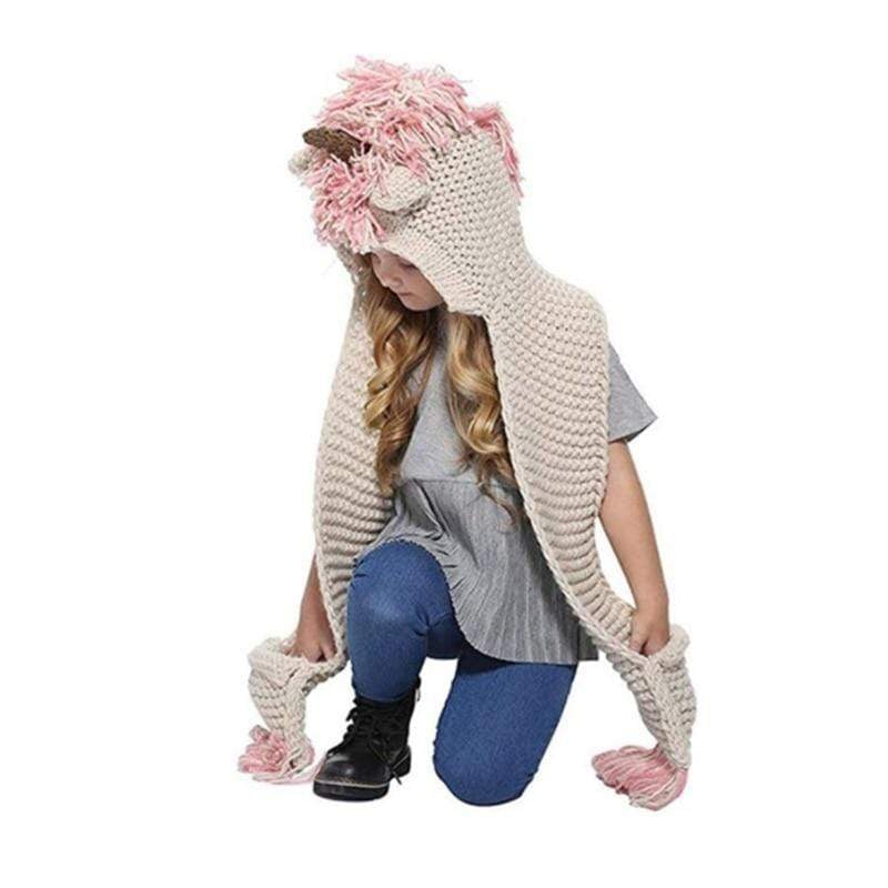 (🔥HOT SALE NOW 49% OFF) - Lovely Kids Unicorn Hat Scarf