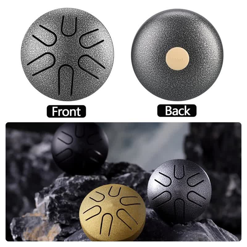 mamymarket™-Buddha Stones Mini Steel Tongue Drum