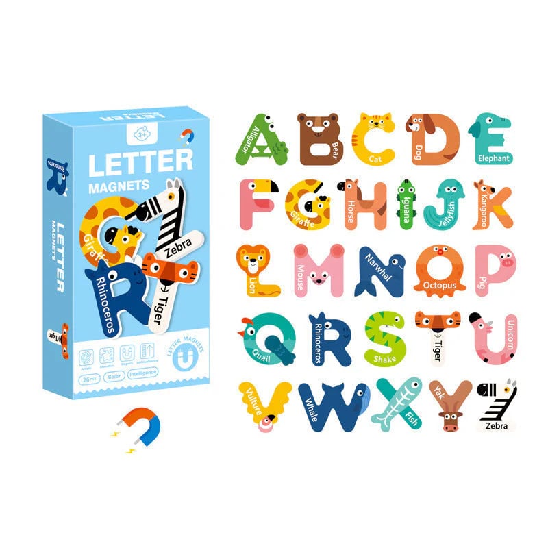 mamymarket™-Animal-shaped Magnetic Alphabet