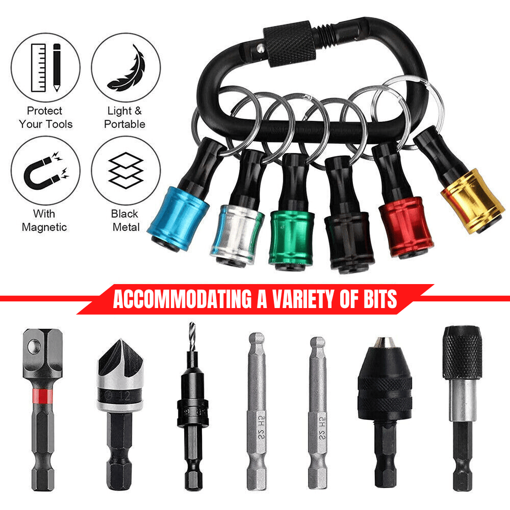 mamymarket™-🔥1/4" Hexagonal screwdriver head bracket hiking buckle