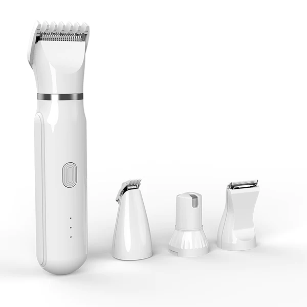 mamymarket™-Ultimate Pet Grooming Kit - 4-in-1 Electric Clippers with 4 Interchangeable Blades