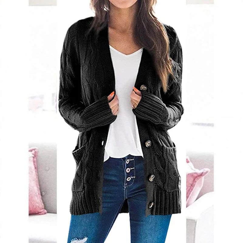 🔥 Women's Autumn Midi-Length Knit Sweater