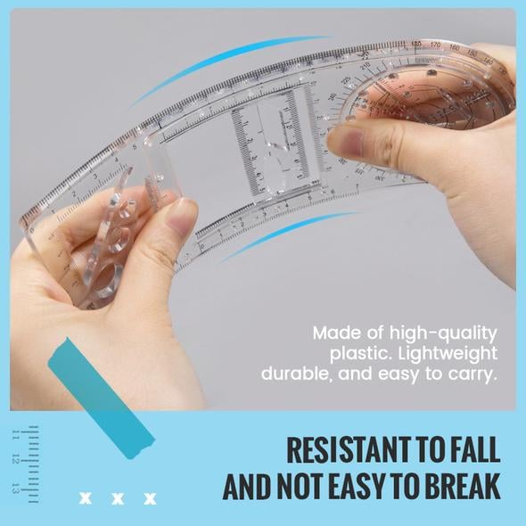 mamymarket™-Multifunctional Geometric Rulers – mamymarket.com