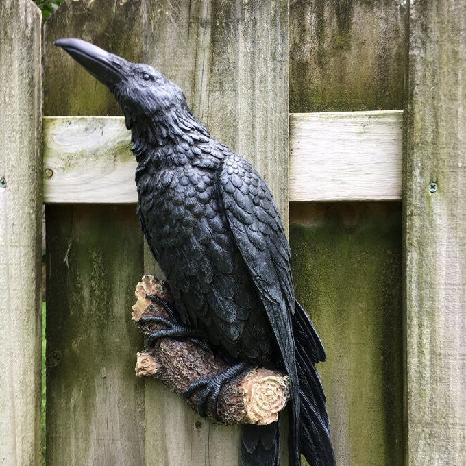 Raven's Perch Wall Sculpture