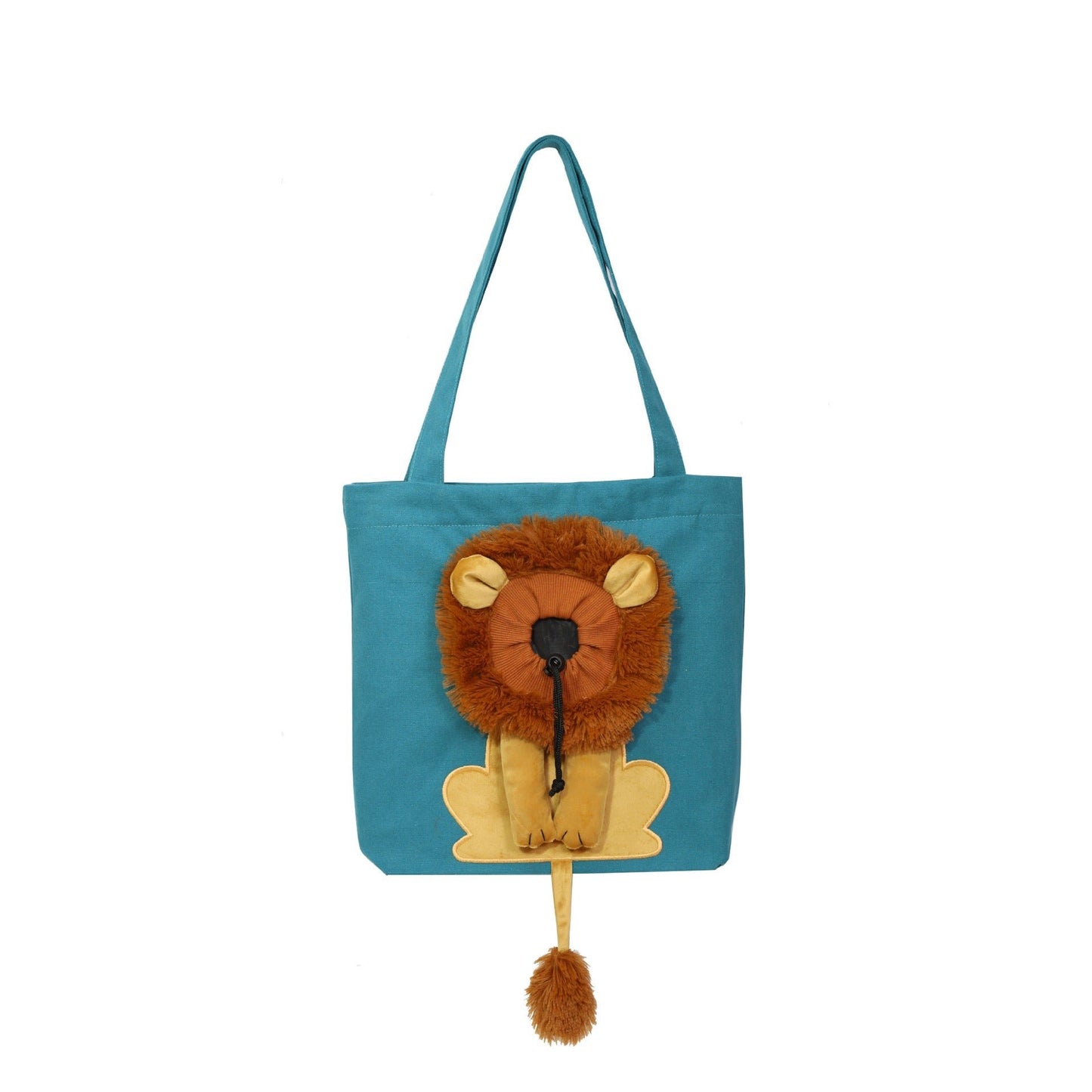 mamymarket™-Lion-Shaped Pet Canvas Shoulder Bag