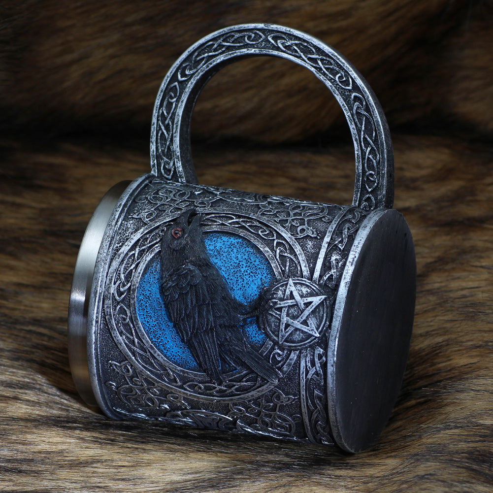 Nordic Rune Beer tankard