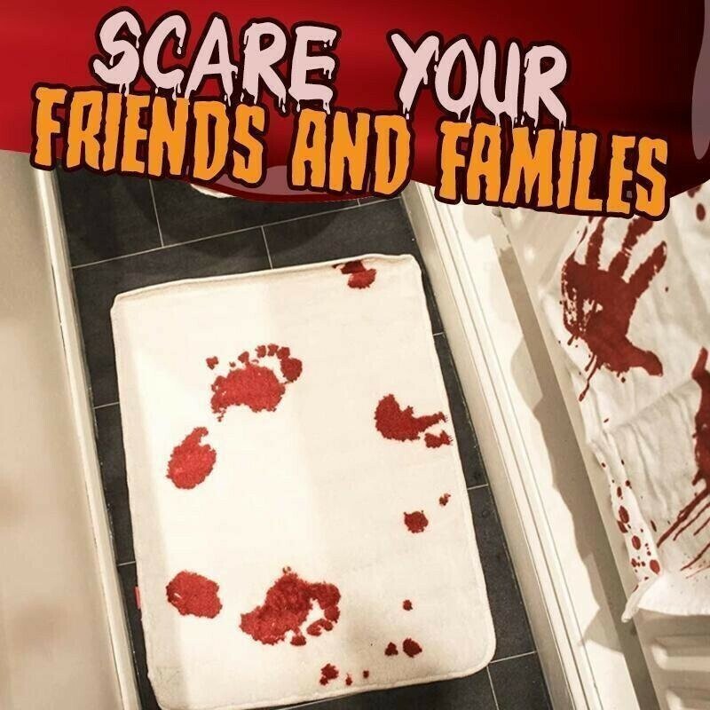 Halloween Bloody Color Changing Bath Mat