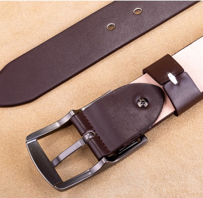 🎁[Practical gift for him] Men's business leather belt