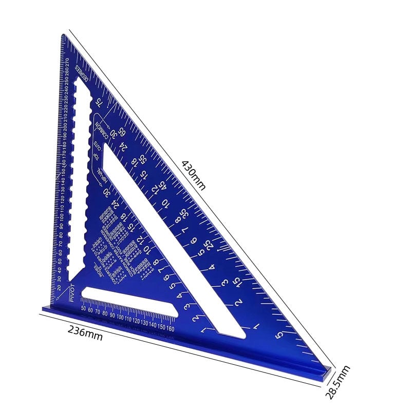 mamymarket™-For Carpenter Tri-square Line Scriber Saw Guide