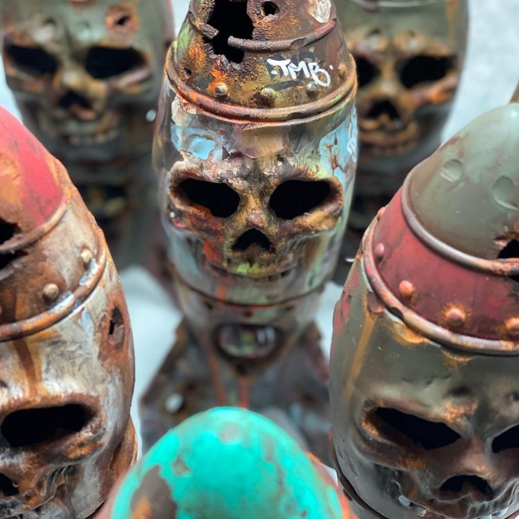 The Skull Bomb - Small Nuclear Warhead Decor