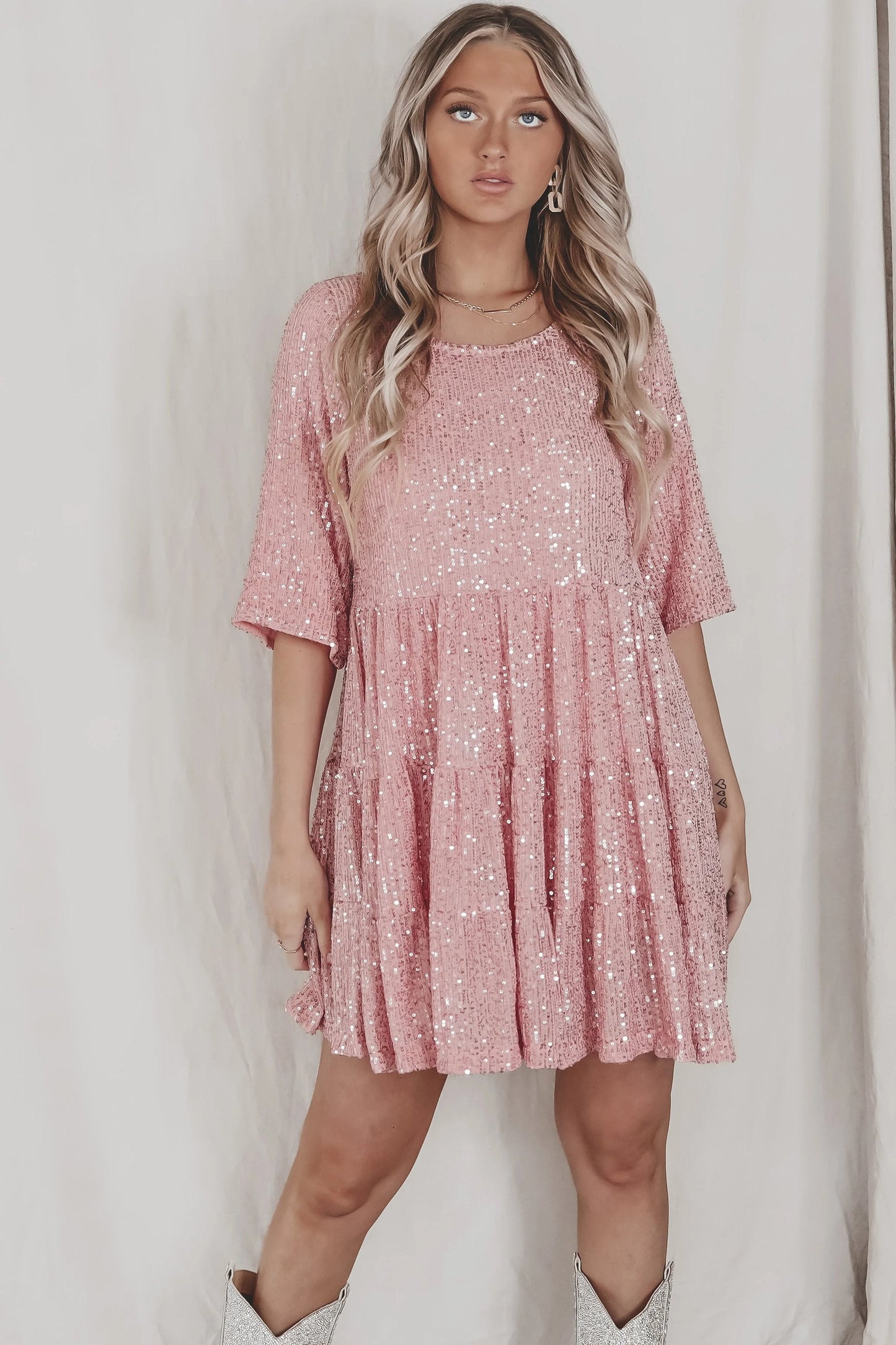 ✨2023 Sequin Baby Doll Dress