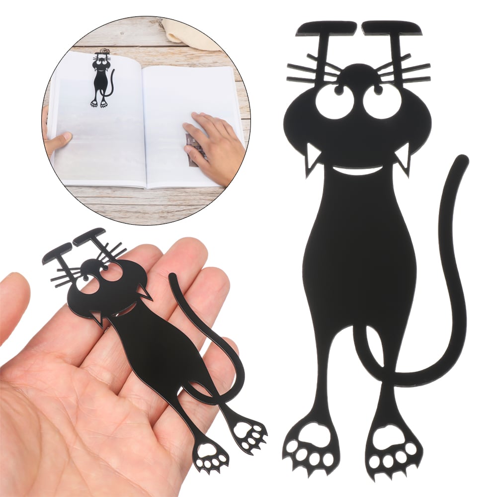 mamymarket™-Curious Cat Bookmark- Locate Reading Progress With Cute Cat Paws