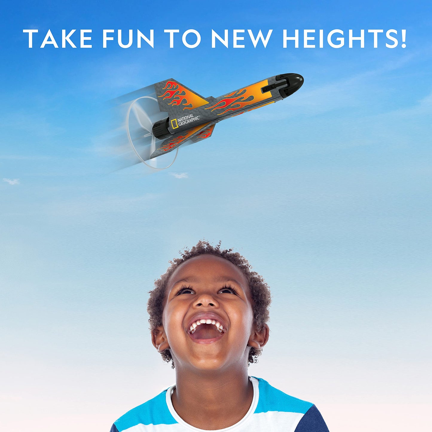 mamymarket™-National Geographic Rocket Launcher for Kids-space toy gift for boys and girls