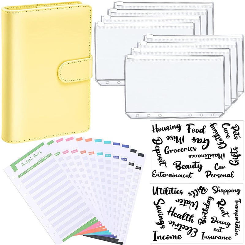 mamymarket™-Budget Binder Book With Cash Envelopes