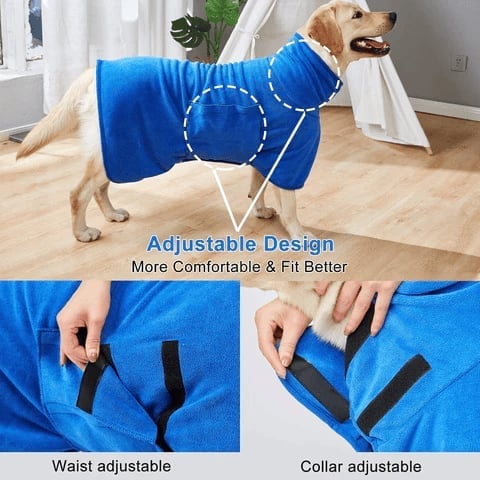 mamymarket™ - Super absorbent pet bathrobe