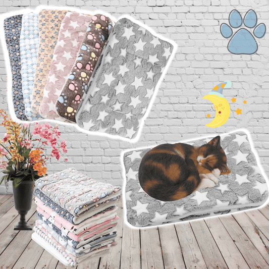 mamymarket™-Comfortable and Calming Cat Blanket A Variety Of Designs And Colors Are Available