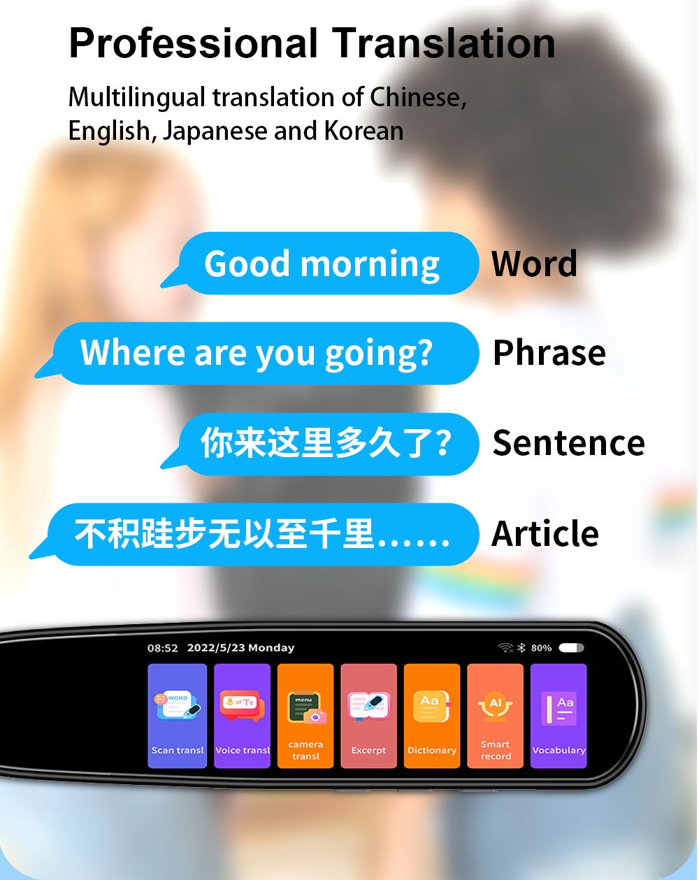 mamymarket™-112 Language Translation Scanning Reading Pen