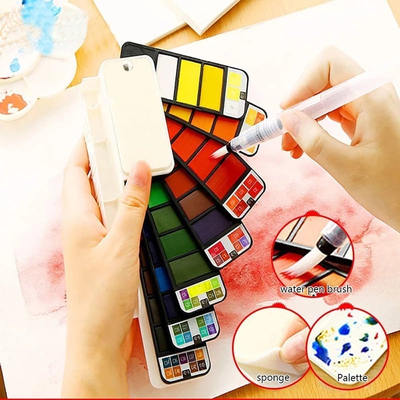 mamymarket™-Handy Watercolor Travel Kit