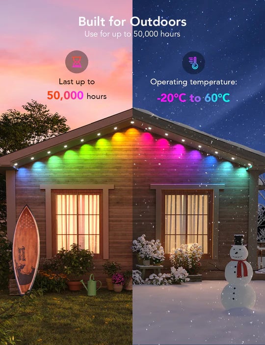 🎃Halloween Sale30% OFF🔥 Wi-Fi Bluetooth Smart Led for outdoor