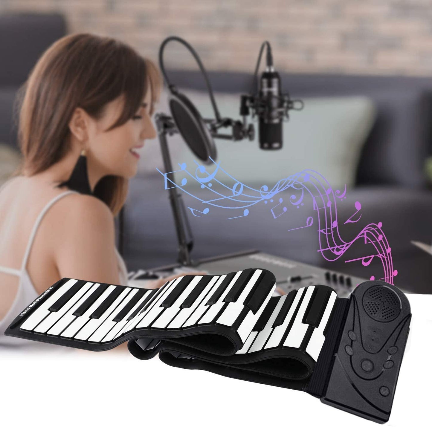 mamymarket™- Hand Roll Portable Piano