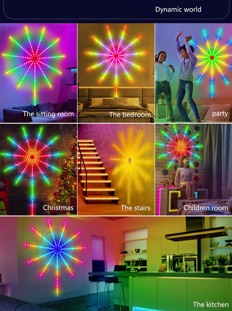 (💥Hot Sale💥- 49% OFF) Smart Firework LED Lights