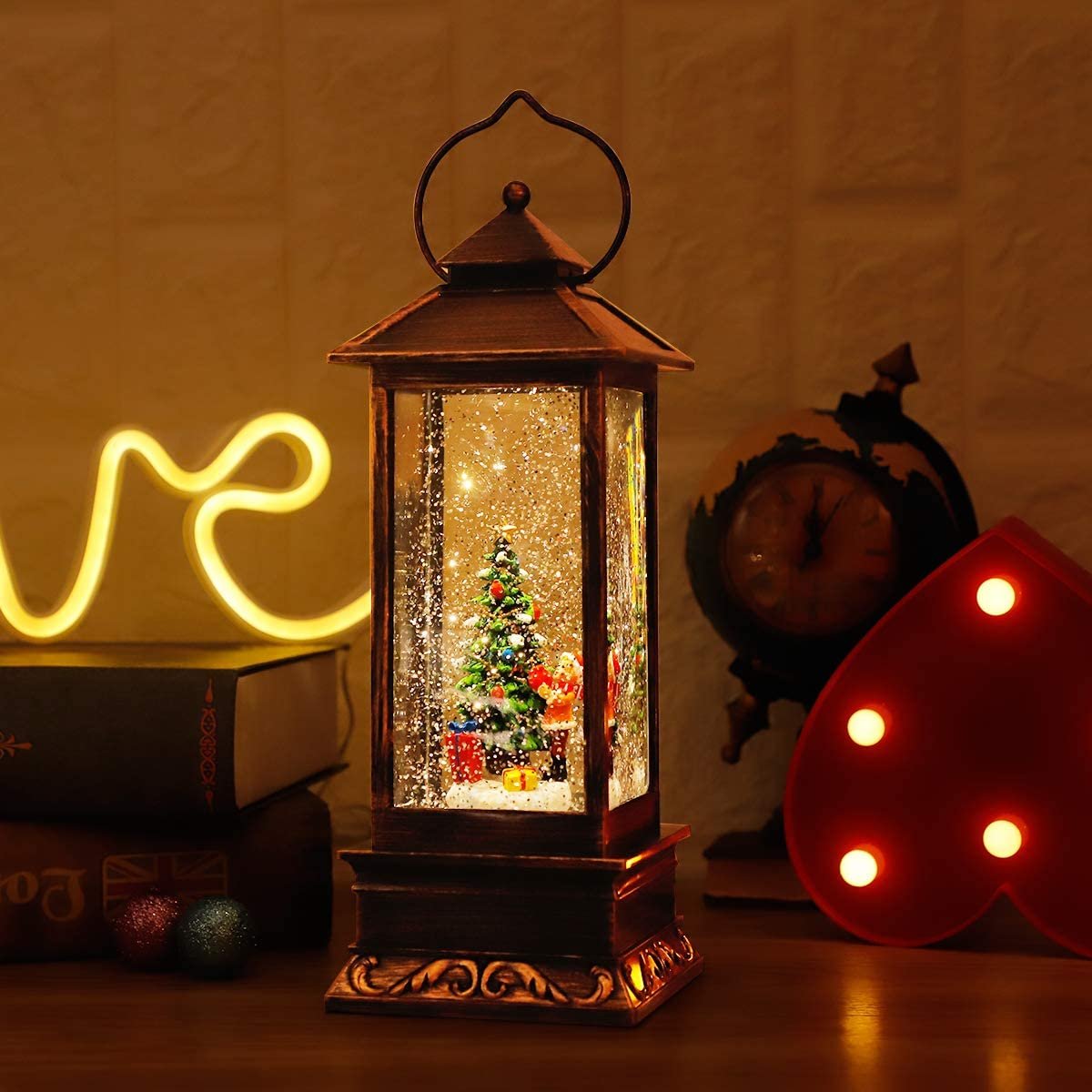 (🌲Early Christmas Sale- SAVE 48% OFF) Snow Globe Christmas Lantern Decorations