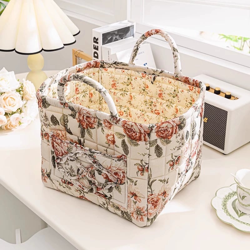 💐💥Boho Fabric Storage Basket🌸