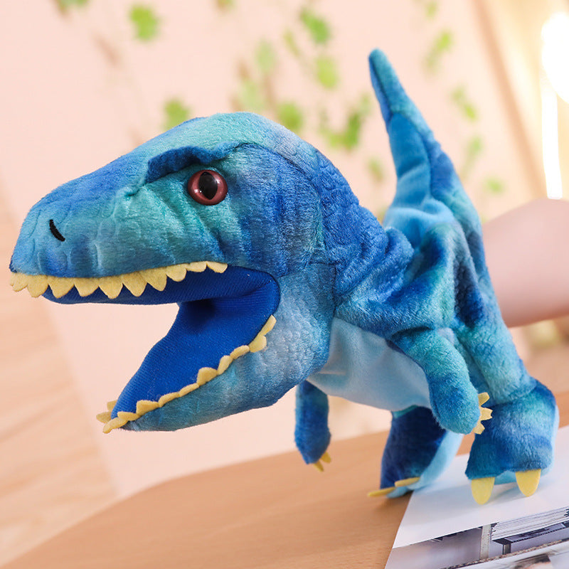 mamymarket™-Dinosaur Hand Puppet-Blue