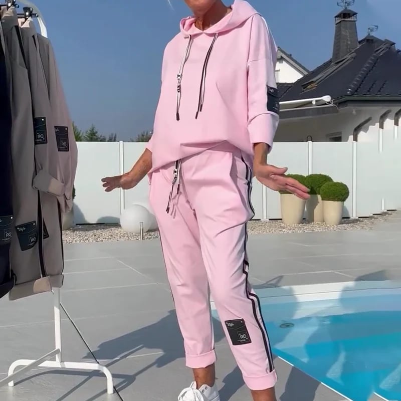 💜Women's Hoodie & Jogger Pants 2-Piece Casual Set