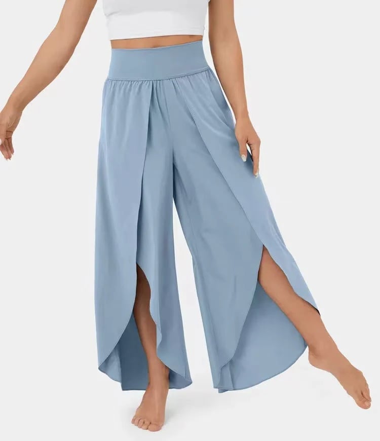 (🔥Last Day Promotion- SAVE 48% OFF) -High Waisted Split Wide Leg Quick Dry Casual Pants🎉