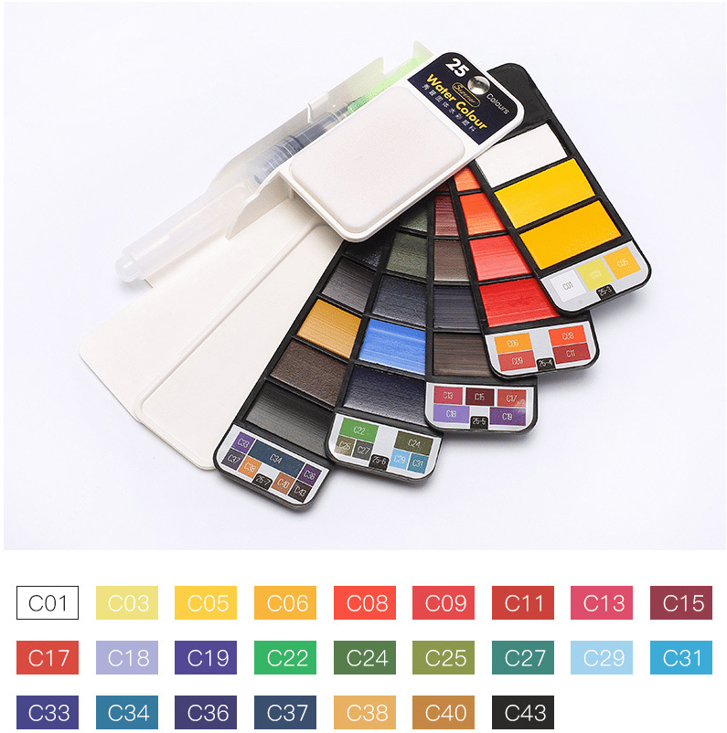 mamymarket™-Handy Watercolor Travel Kit