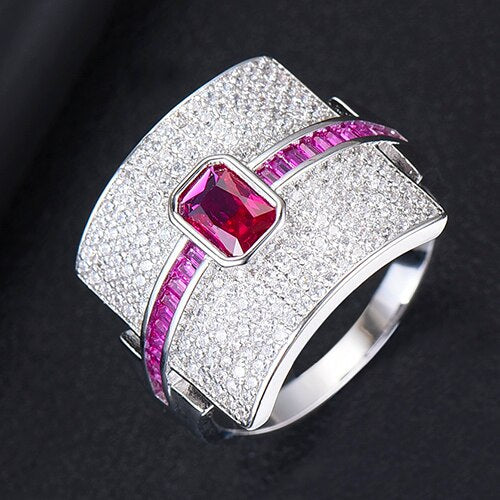 Monaco Design Luxury Statement Stackable Ring For Women