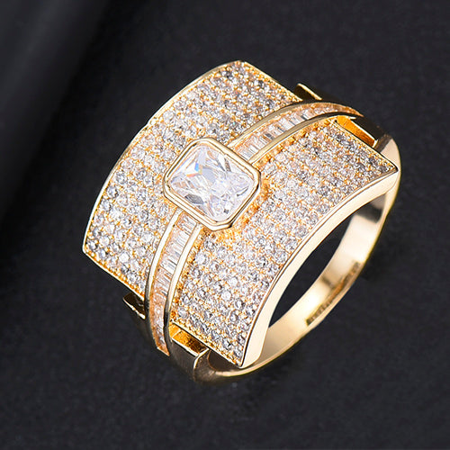 Monaco Design Luxury Statement Stackable Ring For Women