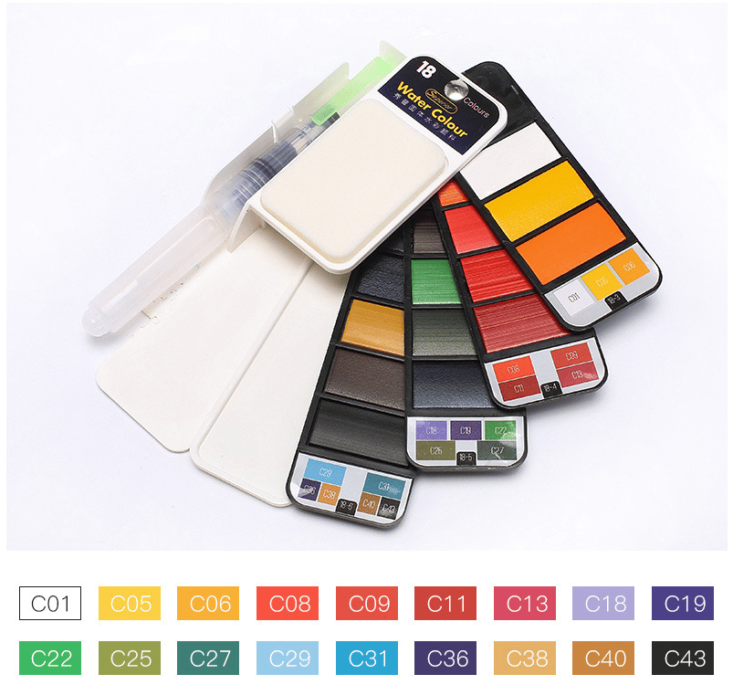 mamymarket™-Handy Watercolor Travel Kit