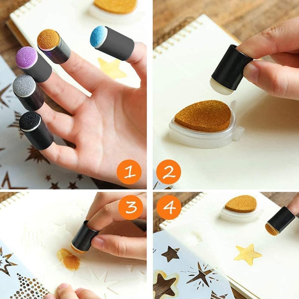 mamymarket™-DIY sponge finger painting kit