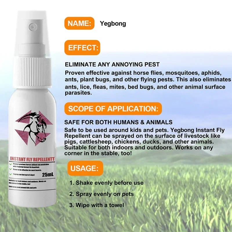 mamymarket™-Instant Equine Fly Repellent