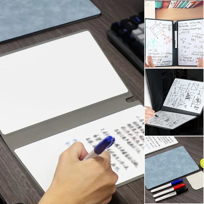 mamymarket™-Smart Reusable Leather Notebook