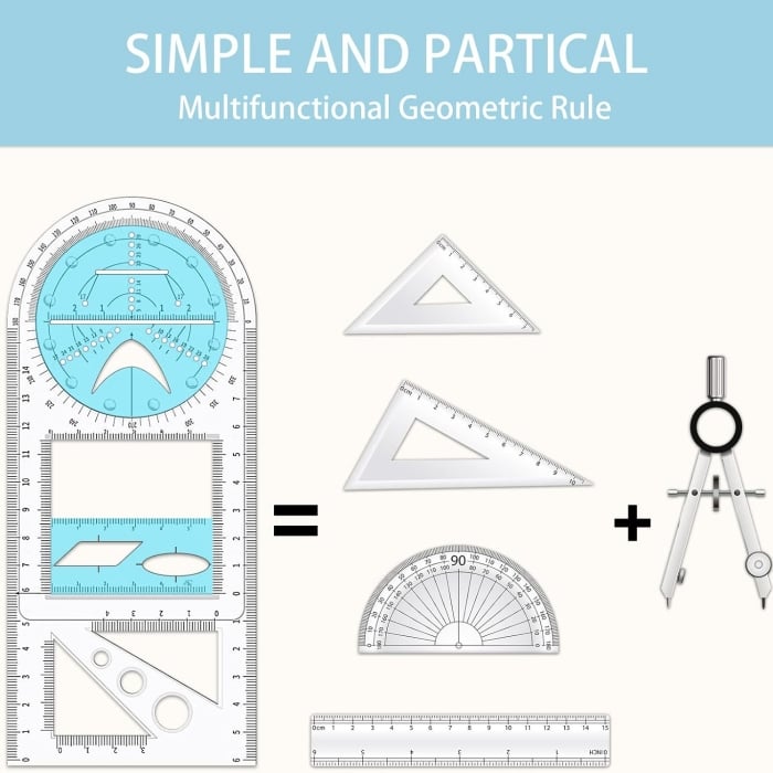 mamymarket™-Multifunctional Geometric Rulers – mamymarket.com