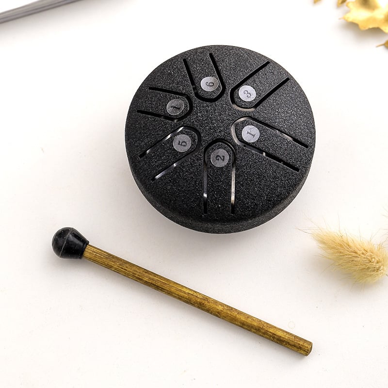 mamymarket™-Buddha Stones Mini Steel Tongue Drum