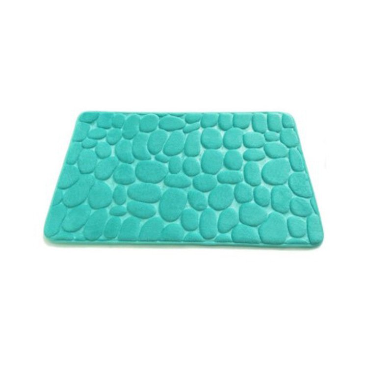 Cobblestone Embossed Bathroom Bath Mat