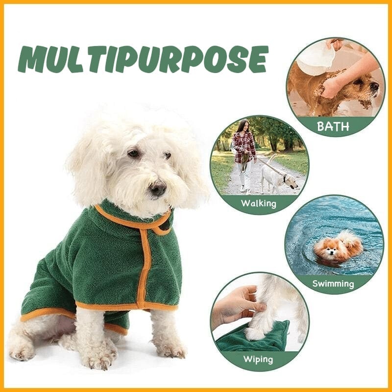 mamymarket™ - Super absorbent pet bathrobe