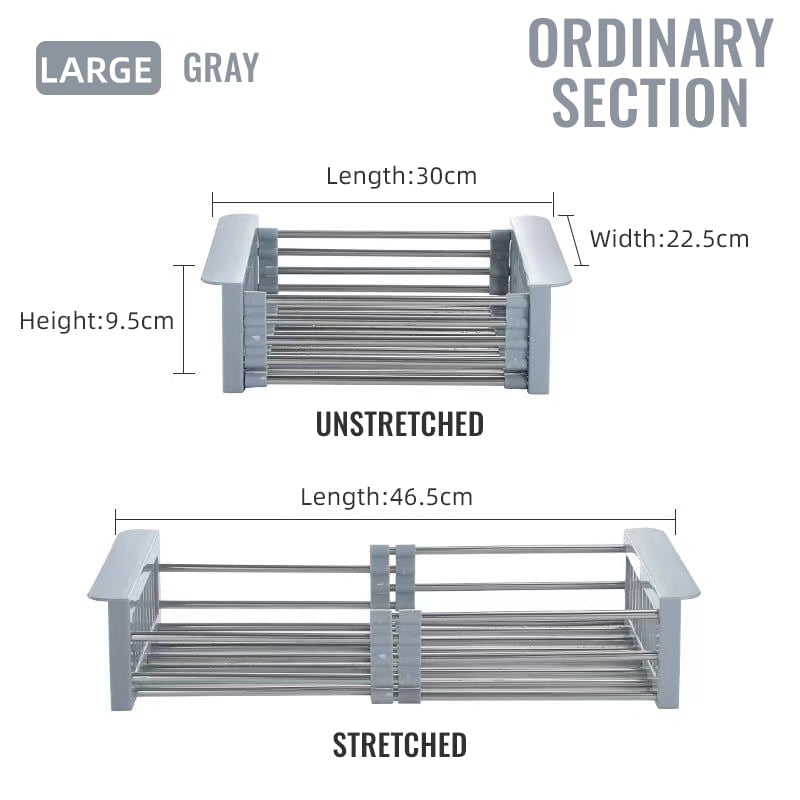 Extend kitchen sink drain basket