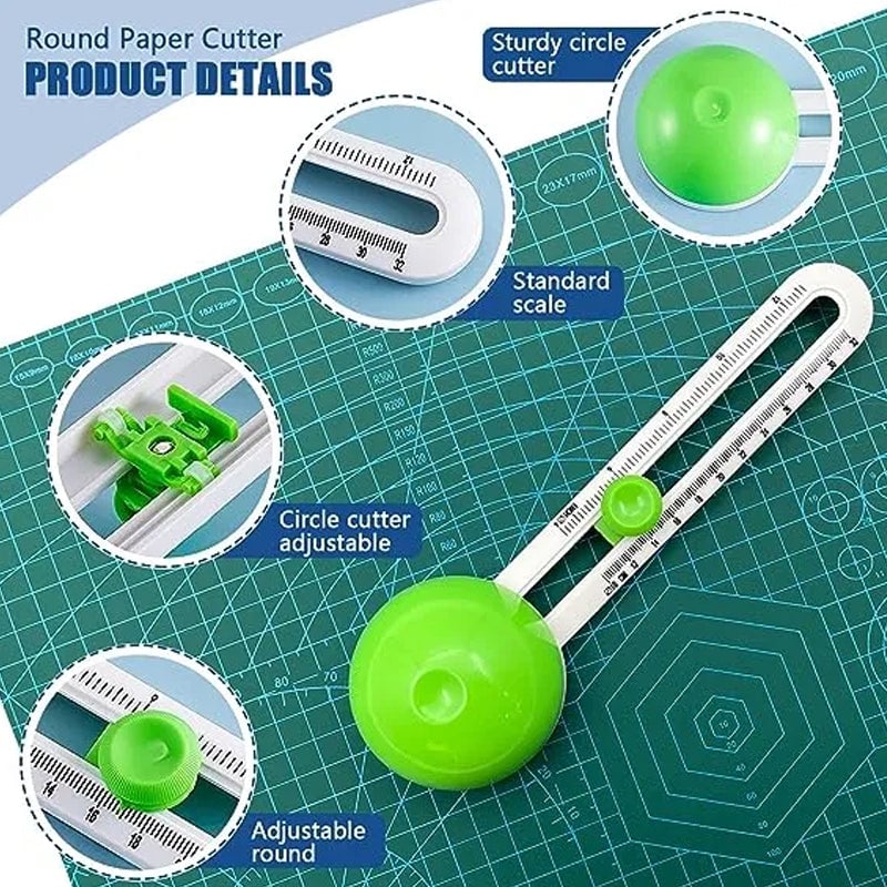 mamymarket™-Simple Plastic Round Cutting Knife Model