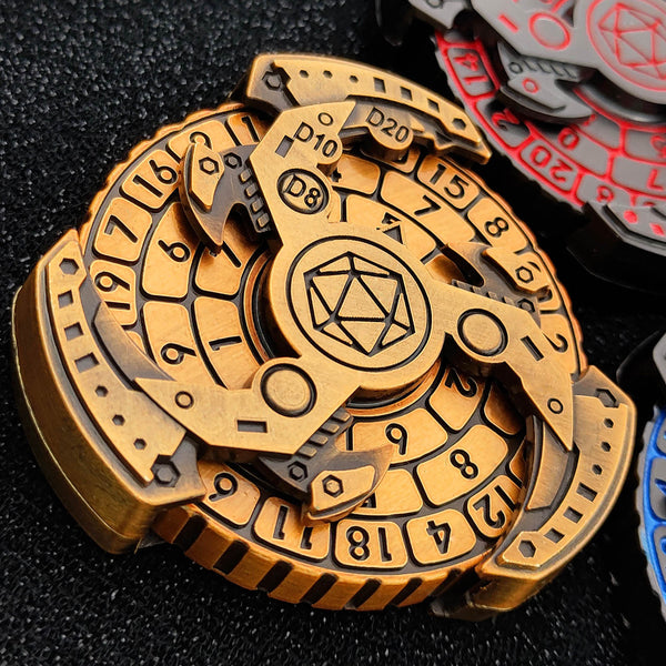 🔥🔥LAST Sale 70% OFF--Dungeons and Dragons Metal Dice Spinner(BUY 2 FREE SHIPPING)